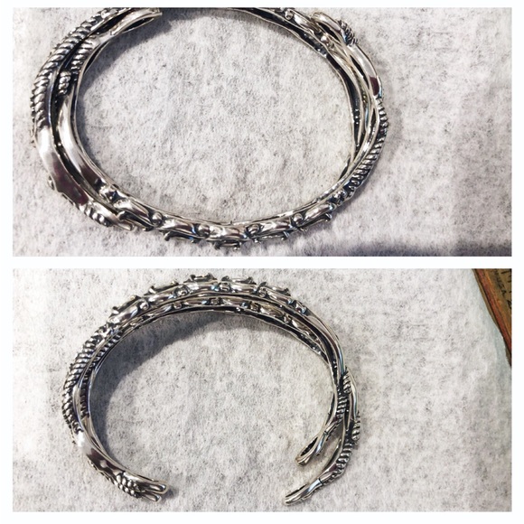 Choose ONE NWOB Sterling Cuff Gemstone Bracelet - Picture 9 of 9